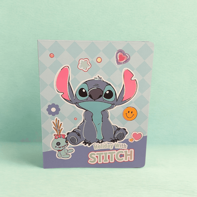 Stitch Binder Planner & Notebook - Blue & Pink
