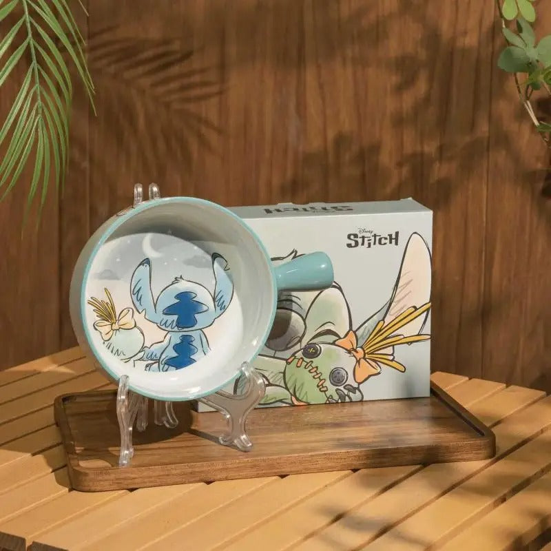 Stitch Ceramic Dining Set – 6 Pieces