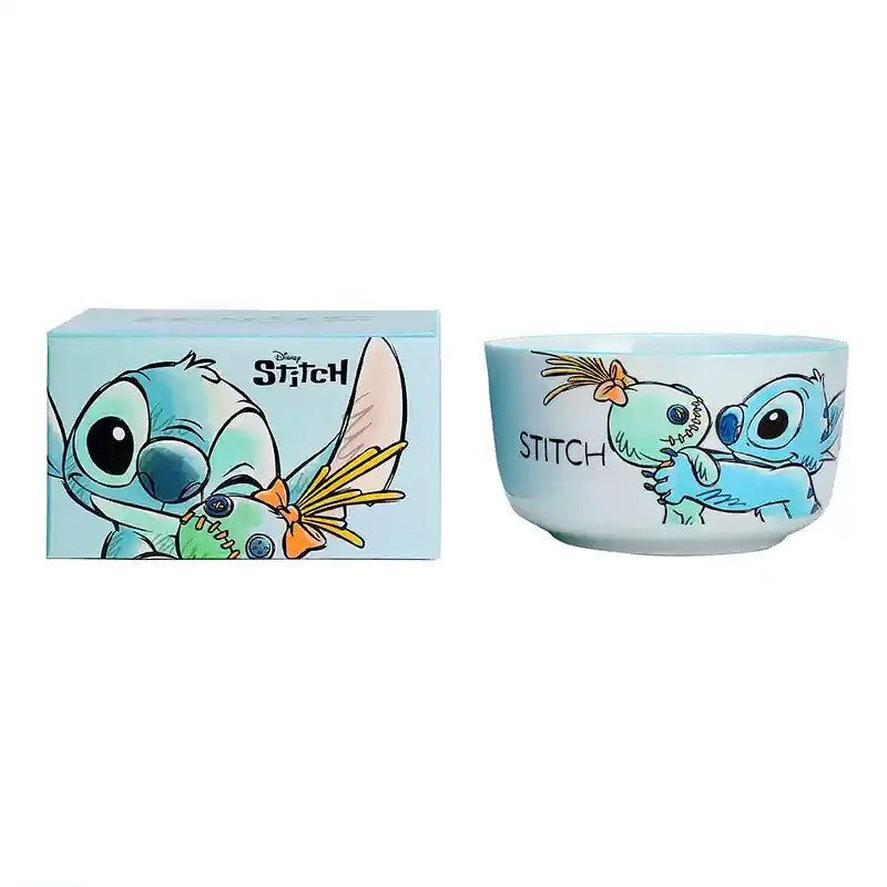 Stitch Ceramic Dining Set – 6 Pieces