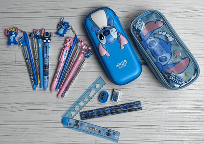 Stitch Pencil Case Set