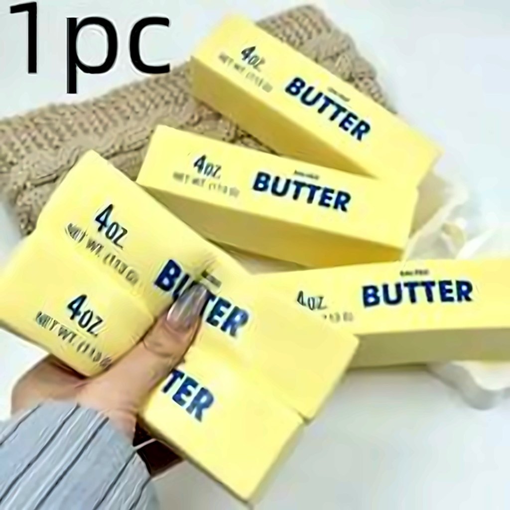 Butter Squishy Toy – 4oz Realistic Slow-Rising Stress Relief Squishy (1pc)