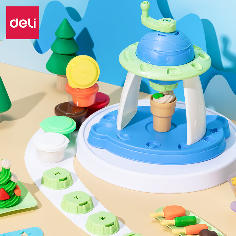 Ice-Cream Play Dough Factory – Creative Dessert Making for Kids