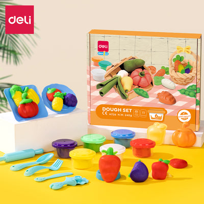Fruit &amp; Veggie Dough Playset – Shape, Learn &amp; Explore!