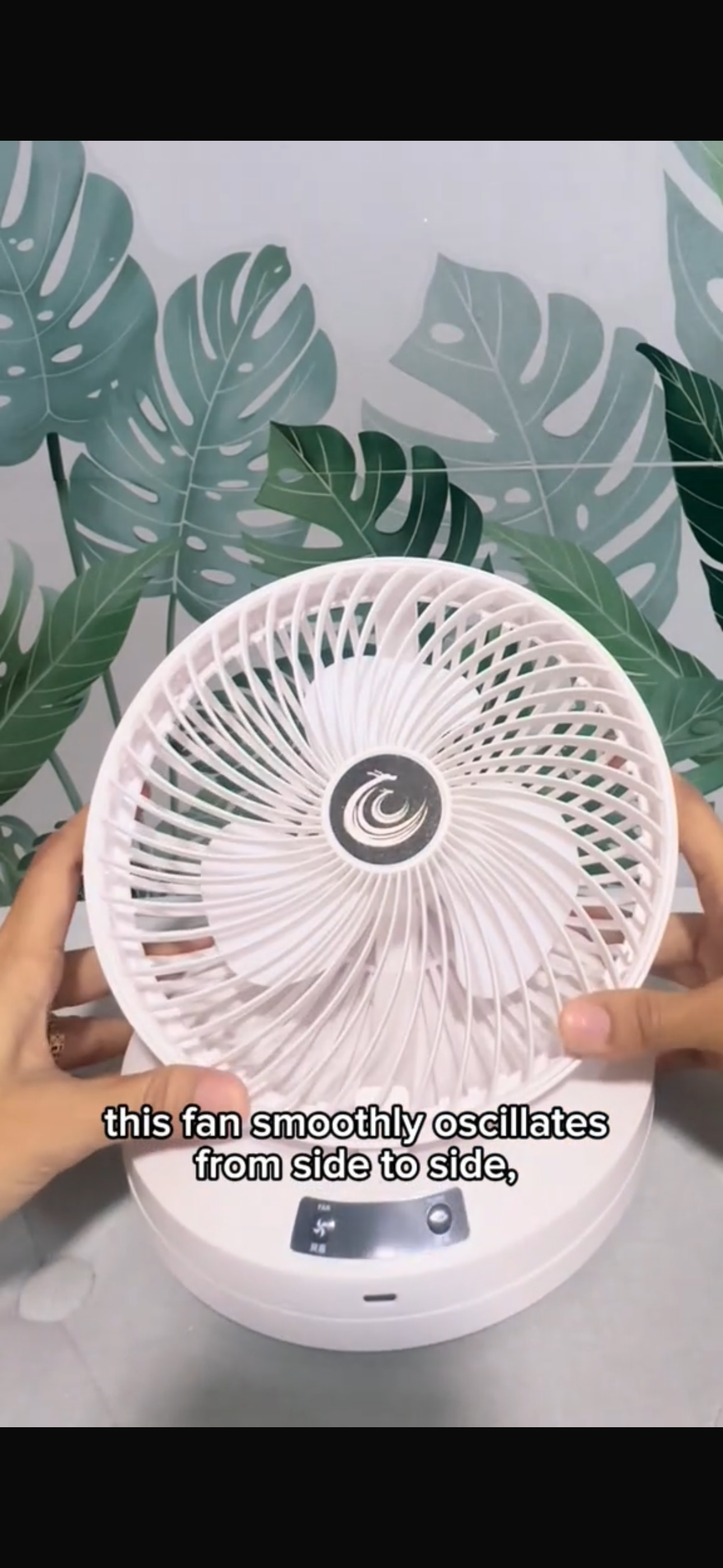 Portable Oscillating Air Circulation Fan