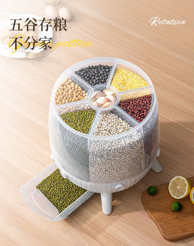 360° Rotating Grain & Cereal Storage Dispenser