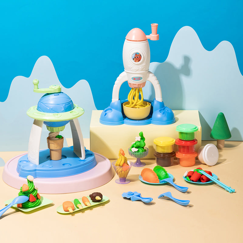 Ice-Cream Play Dough Factory – Creative Dessert Making for Kids