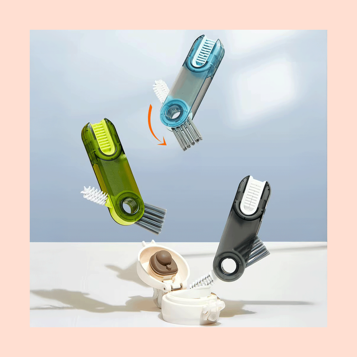 3-in-1 Rotatable Cleaning Brush - Set of 3