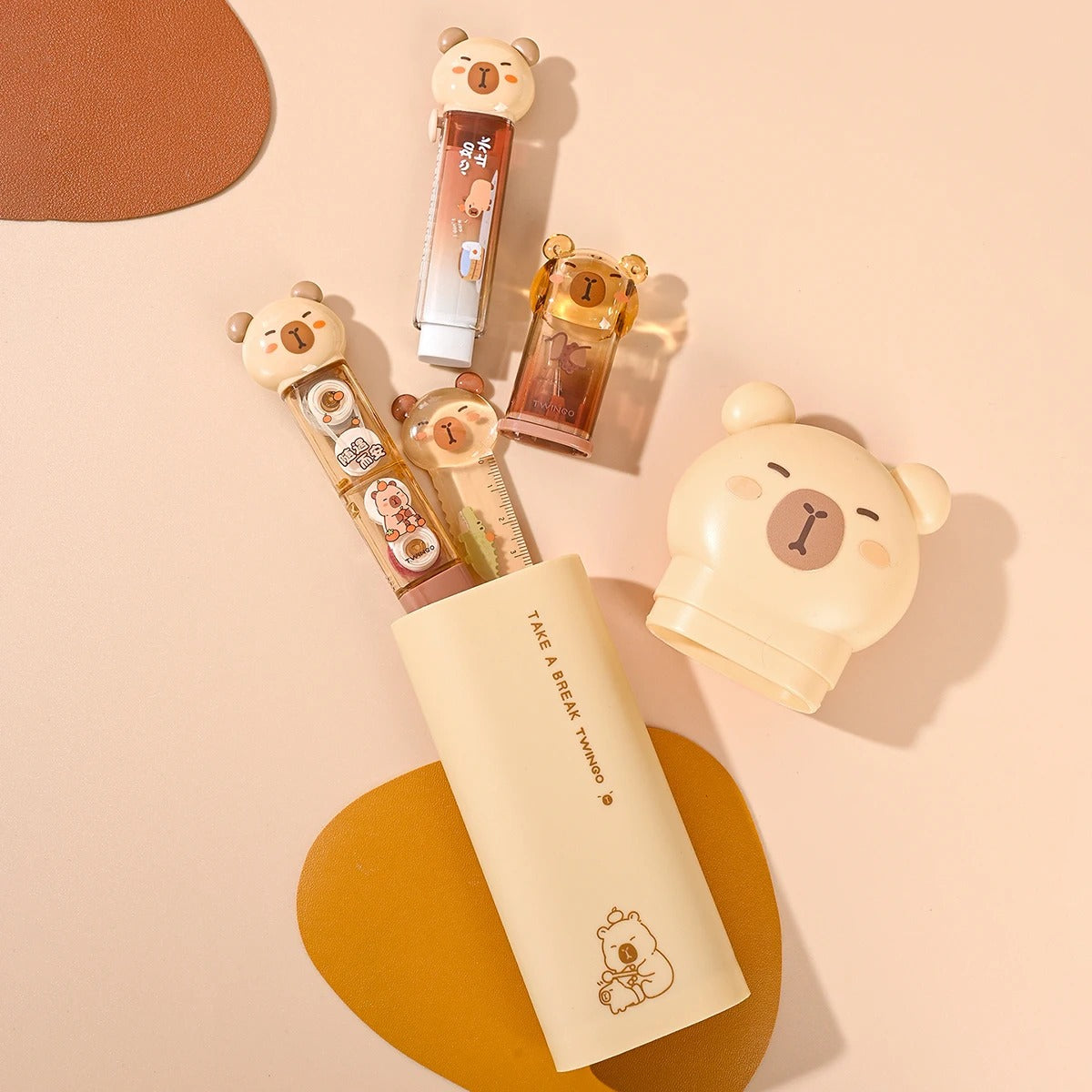 Capybara Stationery Set