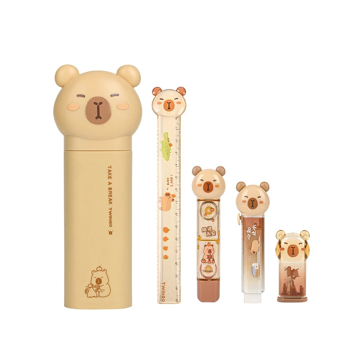 Capybara Stationery Set