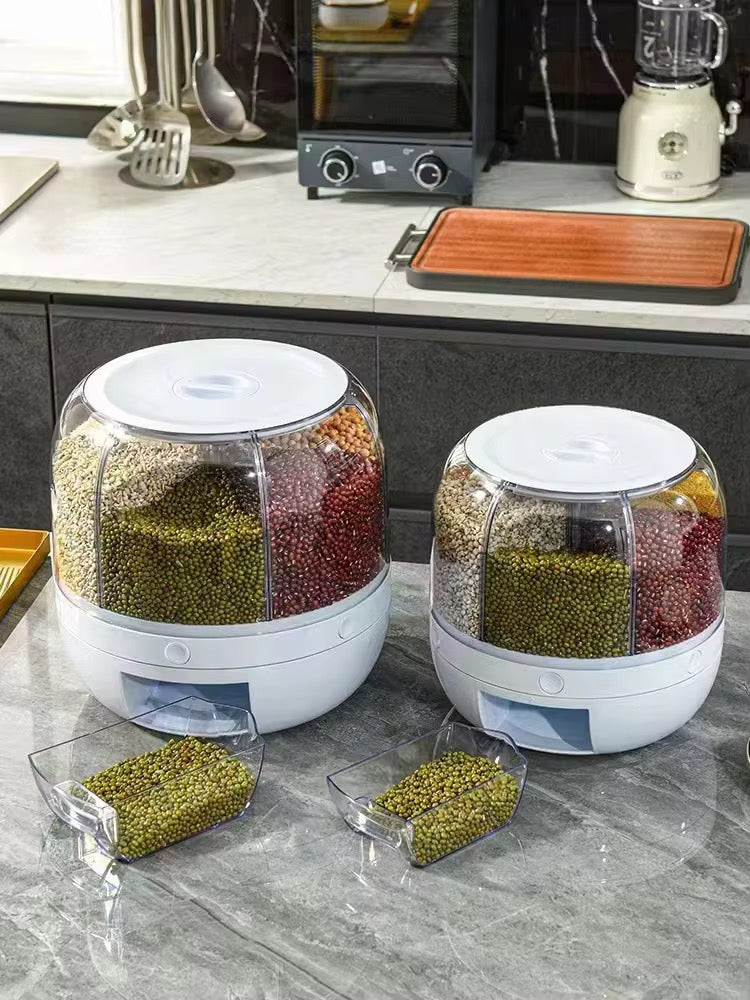 360° Rotating Grain & Cereal Storage Dispenser