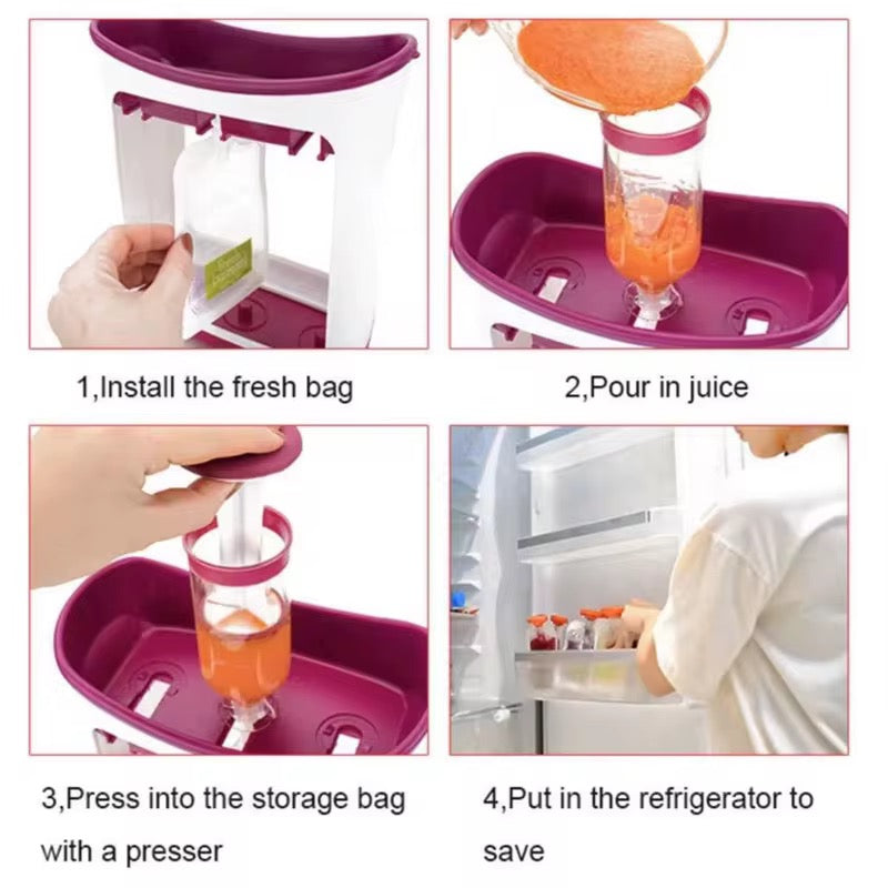 Baby Food Squeeze Station