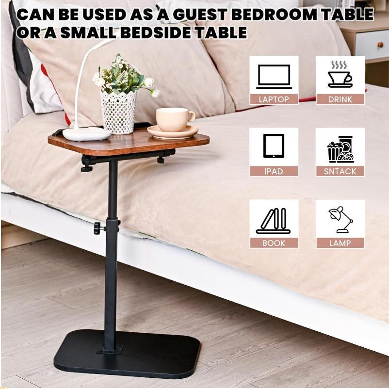 Multi-Angle Adjustable Side Table