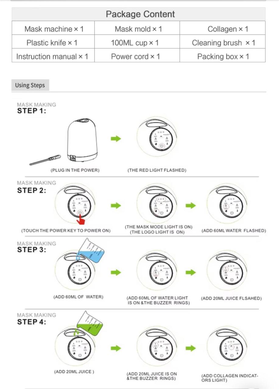 Skin Care Automatic DIY Fruit Mask Maker