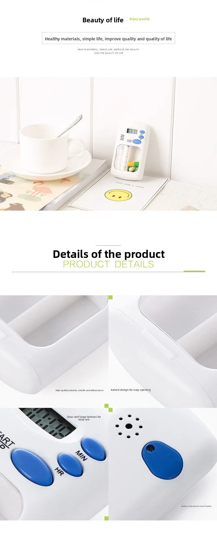 Pill Reminder SmartTime Box